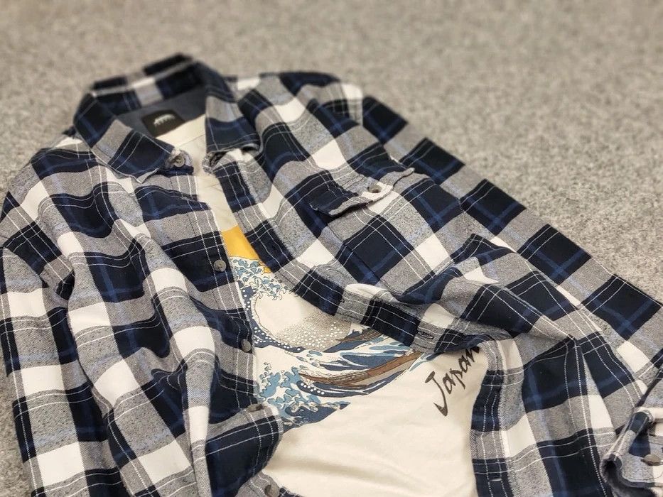 Flannel Vintage Flannel Shirt Travis Scott Style Streetwear Hype Size US L / EU 52-54 / 3 - 7 Thumbnail
