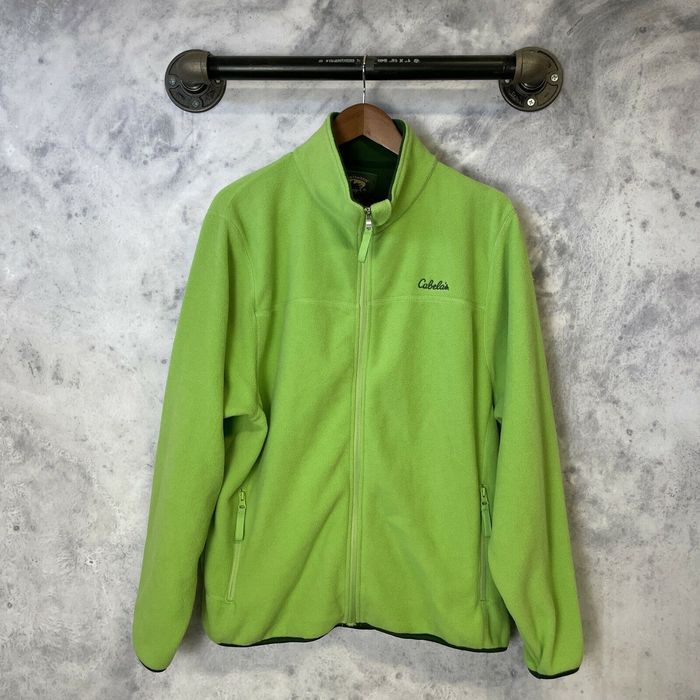 Cabelas Cabela's Zip Up Fleece Jacket Green Stillwater Supply Co Grailed