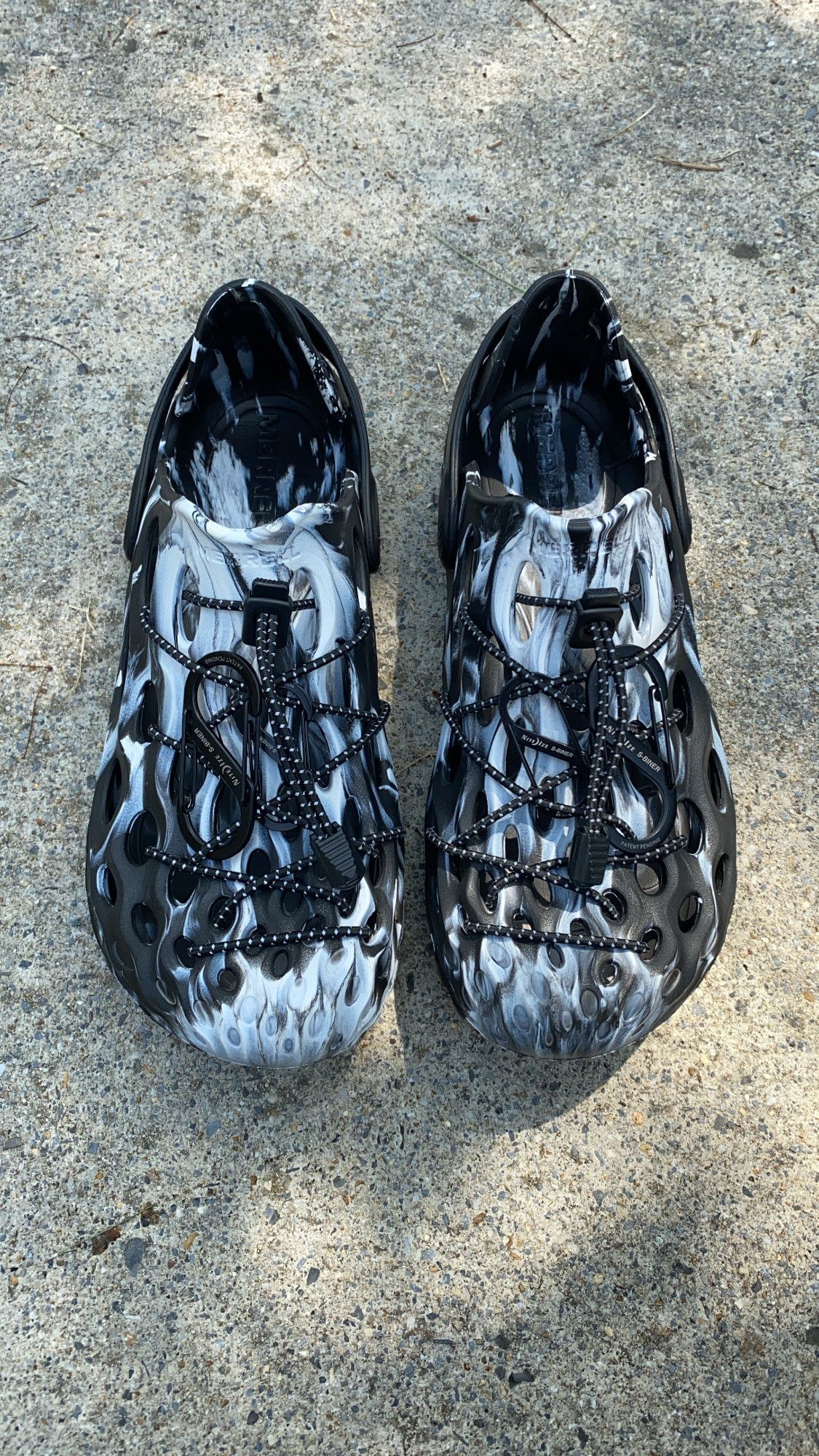 Merrell FINAL DROP! Hydro Moc Custom Lacing System Carabiner blkwht ...