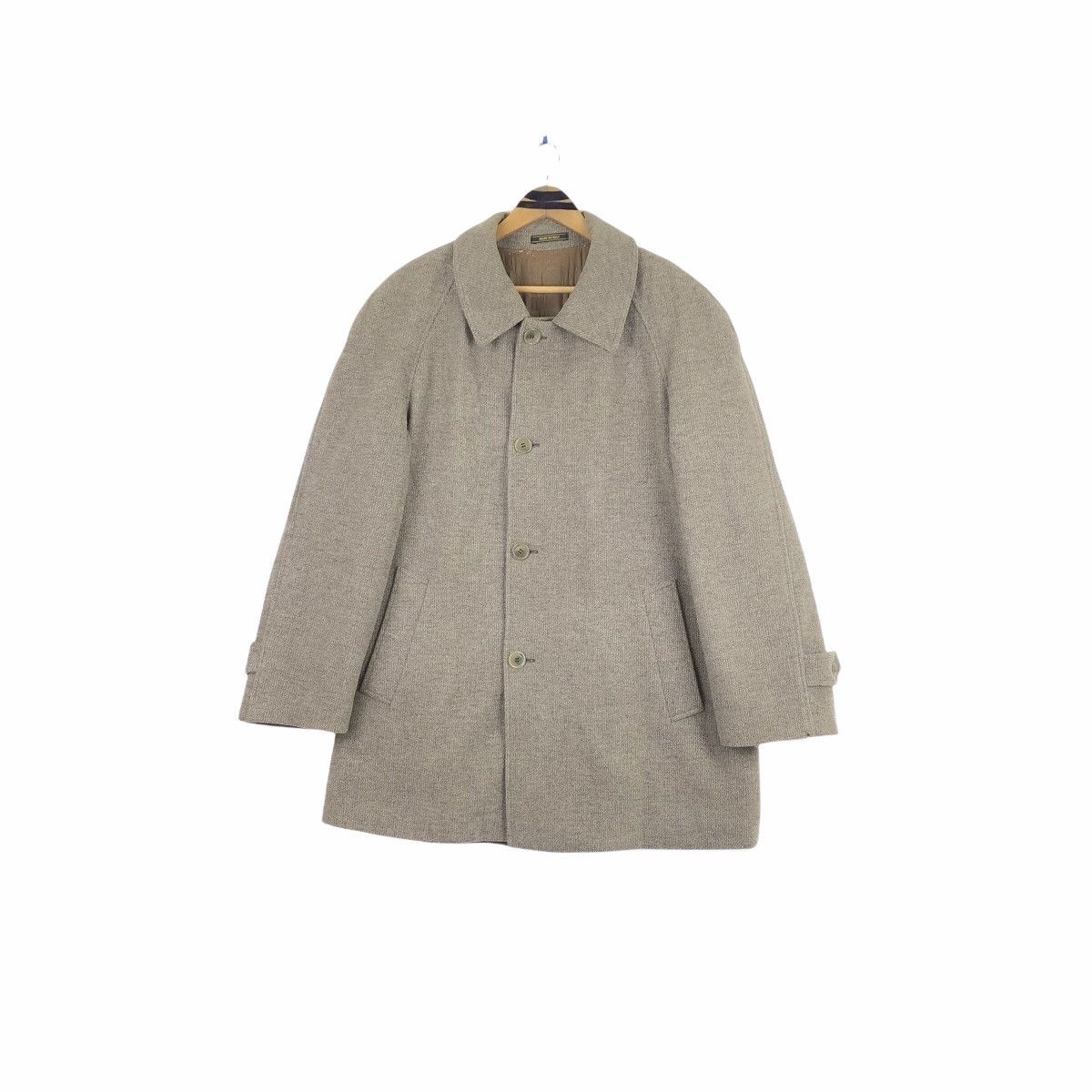 Hickey Freeman Vintage Hickey Freeman Trench Coat Long Coat Size US L / EU 52-54 / 3 - 2 Thumbnail