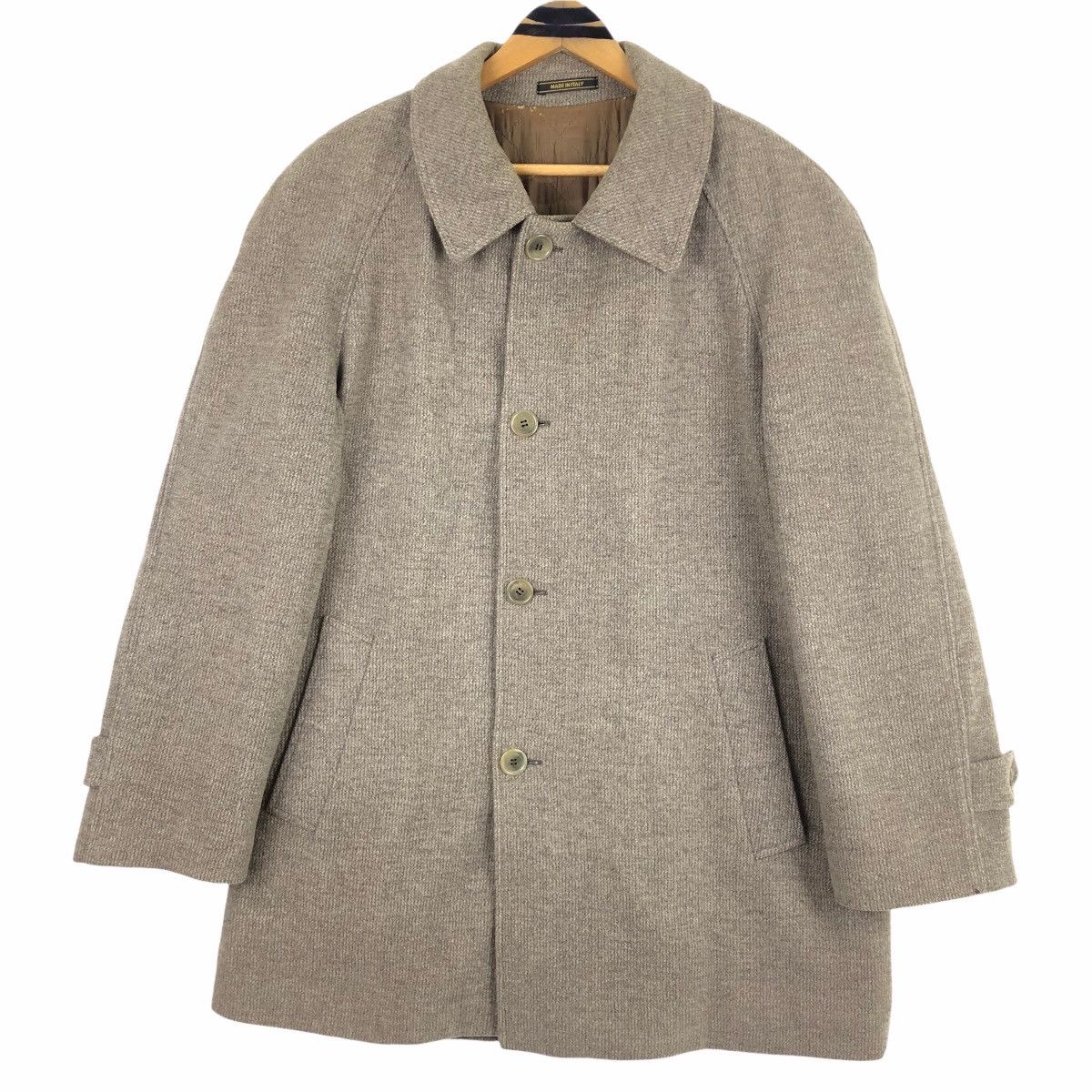 Hickey Freeman Vintage Hickey Freeman Trench Coat Long Coat Size US L / EU 52-54 / 3 - 1 Thumbnail