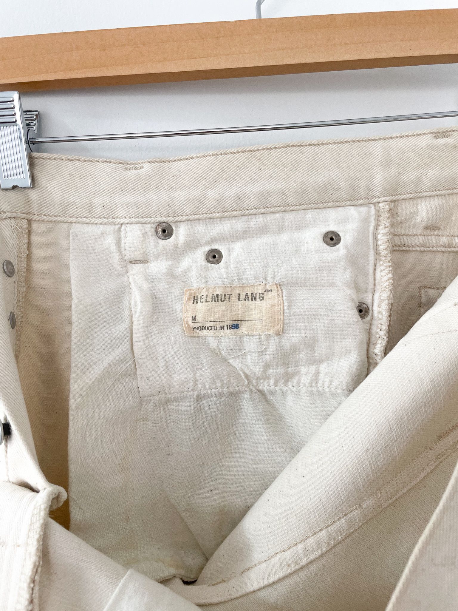 Helmut Lang FW98 Flamethrower Burned Denim Size US 30 / EU 46 - 8 Thumbnail