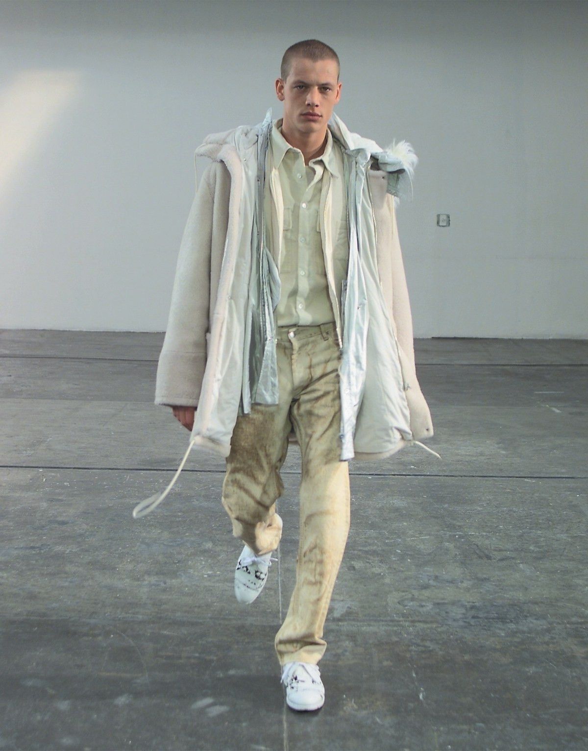Helmut Lang FW98 Flamethrower Burned Denim Size US 30 / EU 46 - 2 Thumbnail