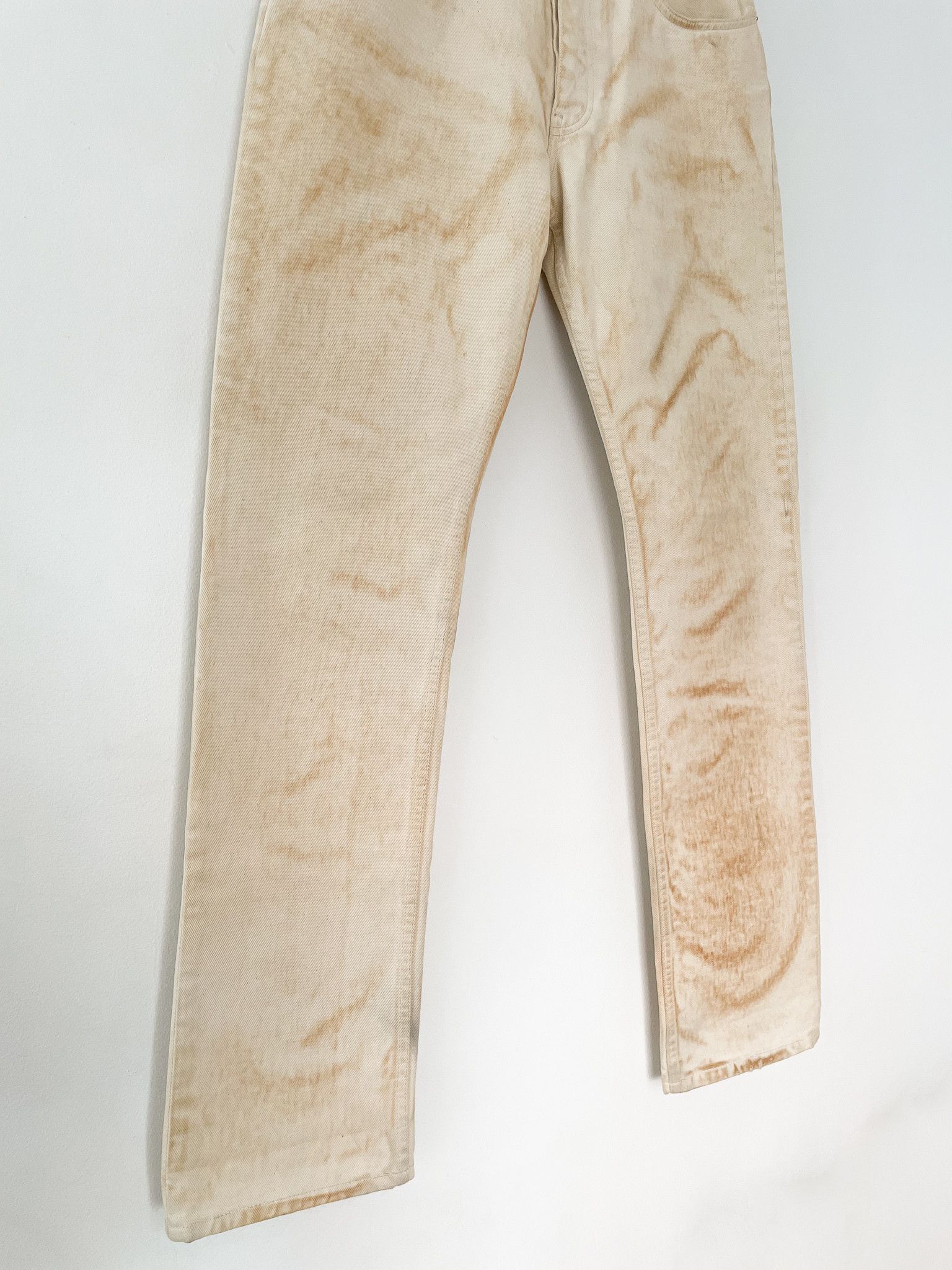 Helmut Lang FW98 Flamethrower Burned Denim Size US 30 / EU 46 - 4 Thumbnail