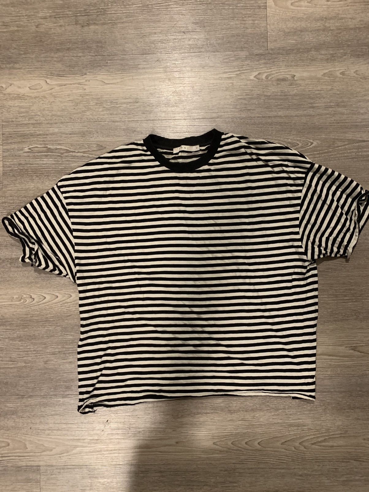 Streetwear Black and white striped mnml shirt | Grailed