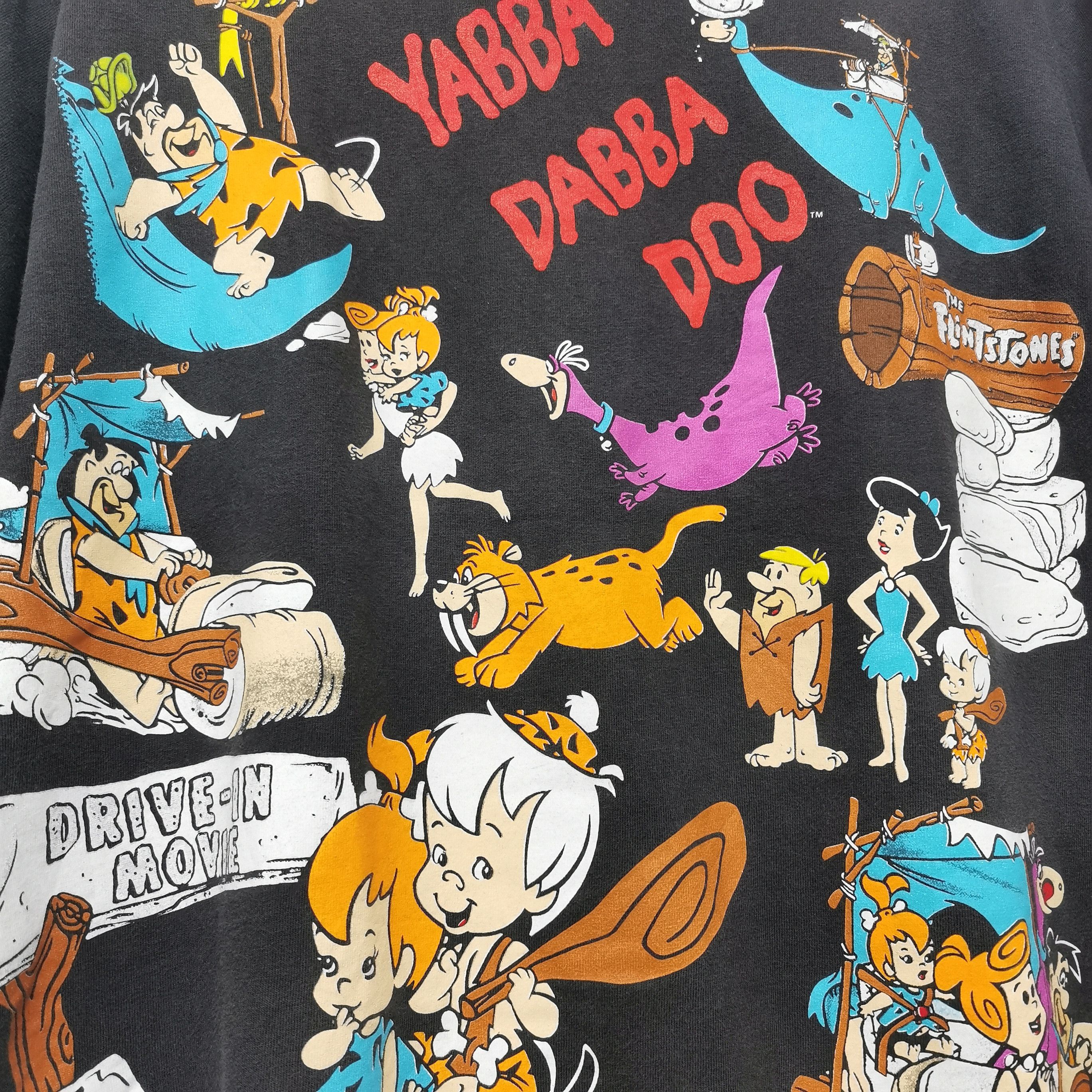 Cartoon Network Vintage the flintstones single stich 1993 sun faded tee Size US L / EU 52-54 / 3 - 3 Thumbnail