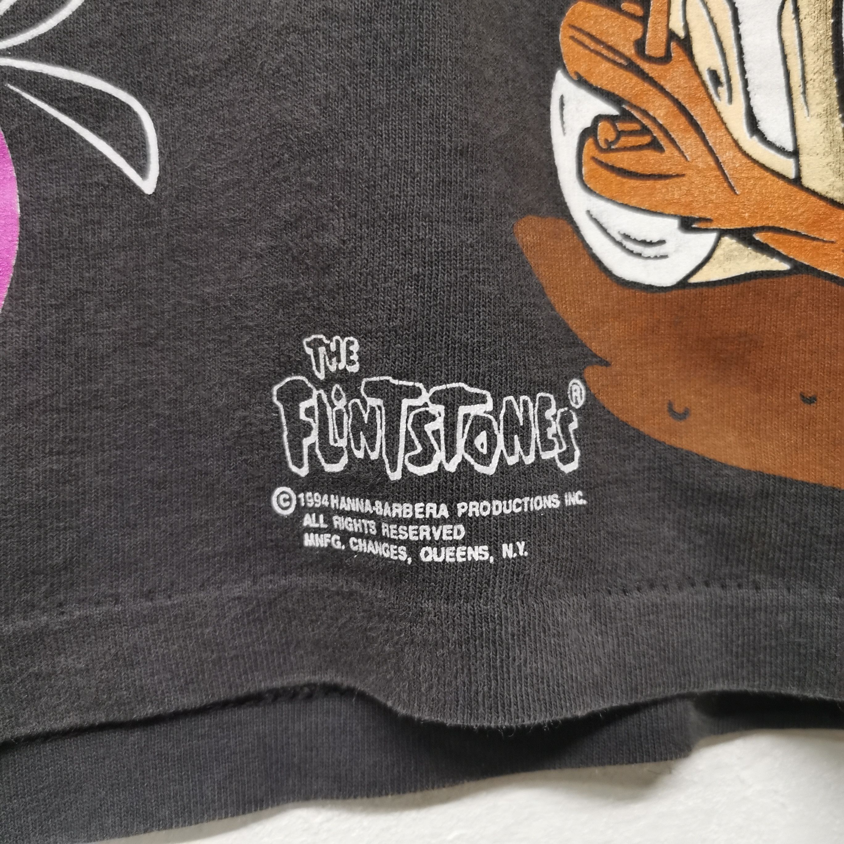 Cartoon Network Vintage the flintstones single stich 1993 sun faded tee Size US L / EU 52-54 / 3 - 2 Thumbnail