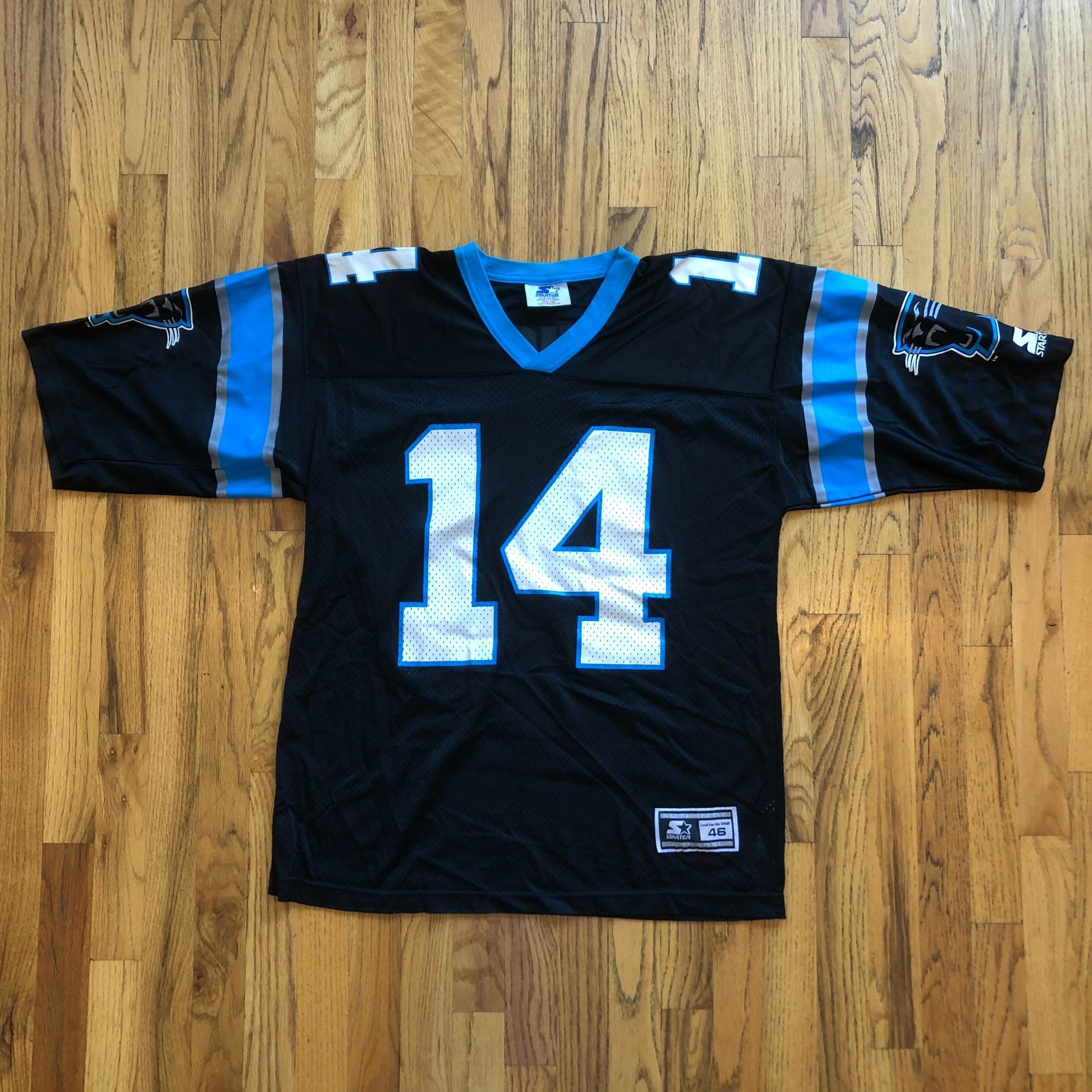 LOGO 7 Inc Vintage 90s Frank Reich #14 Carolina Panthers Jersey T