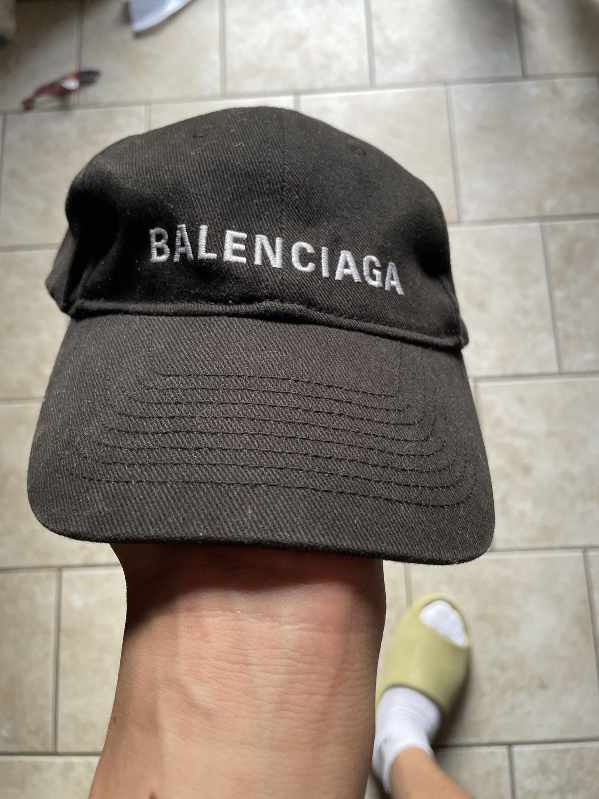Balenciaga Balenciaga Classic Logo Baseball Cap Hat (Brand 