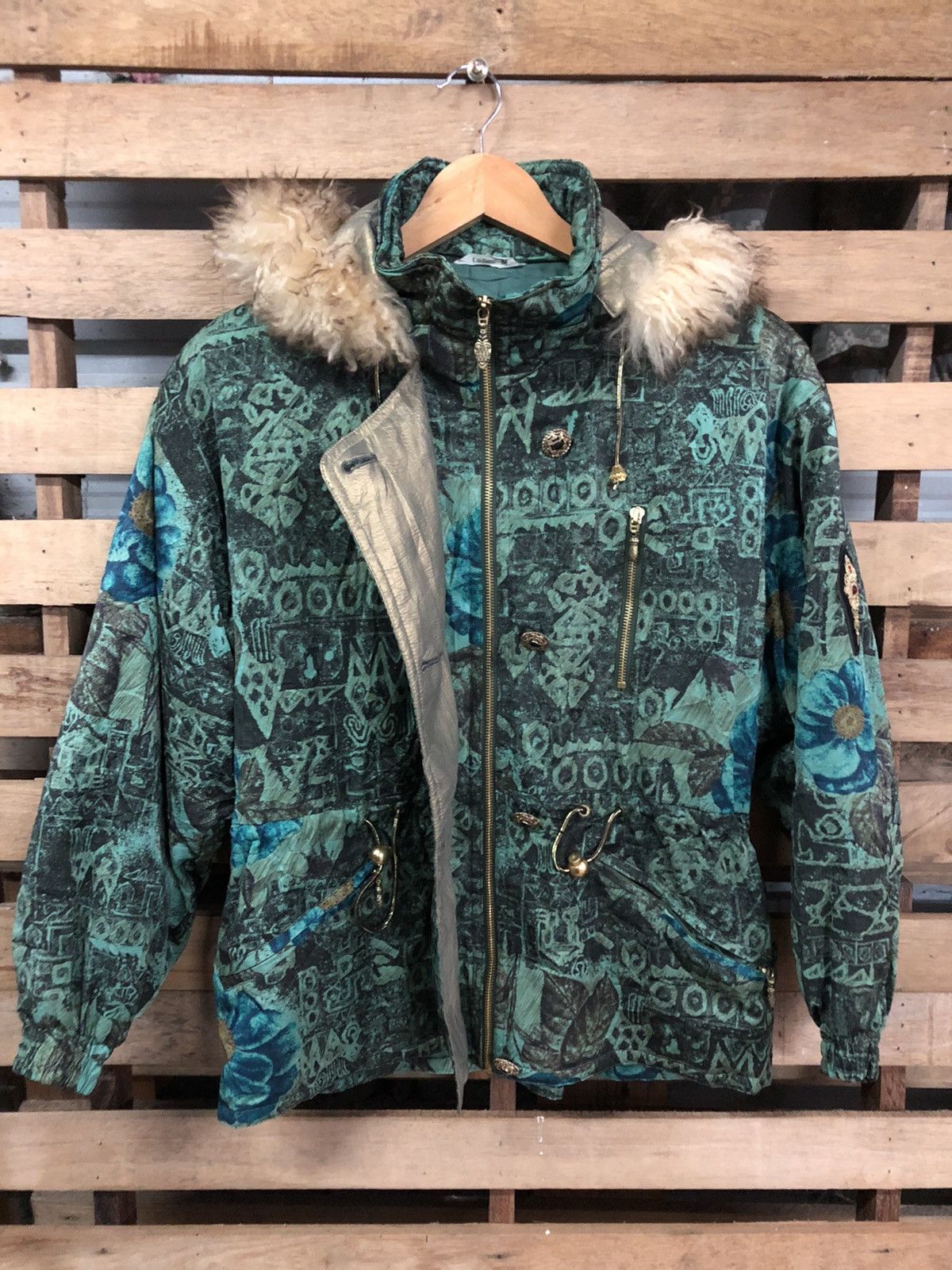 Yamaha Vintage 90s Yamaha Snowboard Art Design Jacket Size US M / EU 48-50 / 2 - 3 Thumbnail