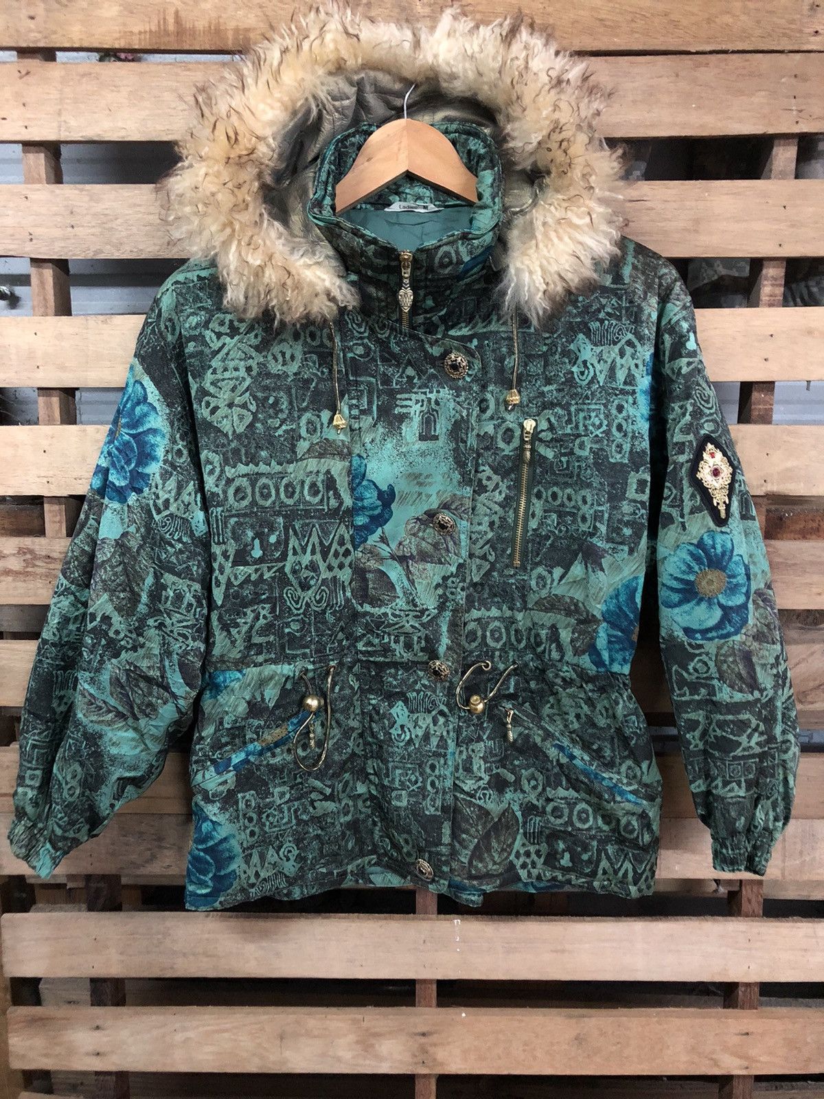 Yamaha Vintage 90s Yamaha Snowboard Art Design Jacket Size US M / EU 48-50 / 2 - 1 Thumbnail