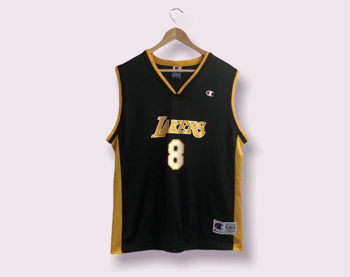 Champion Kobe Bryant VTG # 8 Large 48 Front Blank Jersey in good good condition.