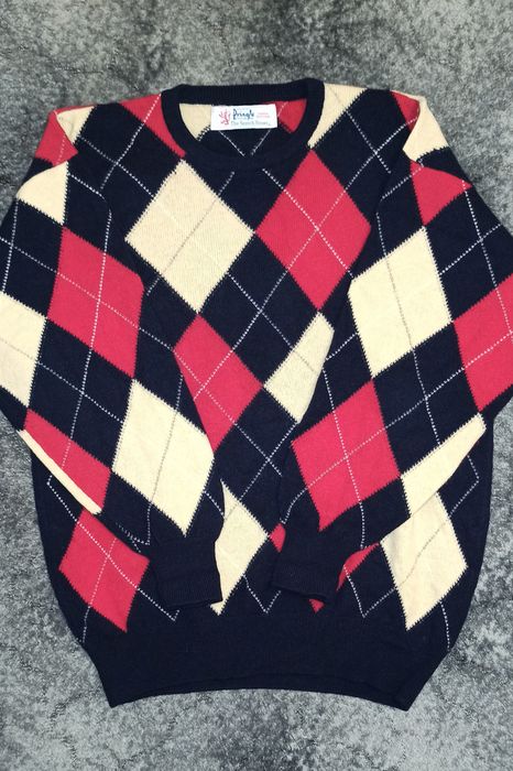 Pringle Of Scotland Pringle of Scotland vintage sweater wool diamond ...