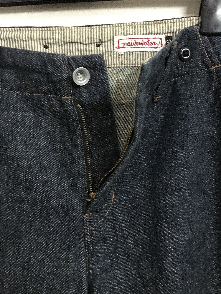 Vintage NAIVEWATER Japan Suspender Button Workwear Denim Pant Size US 30 / EU 46 - 7 Thumbnail
