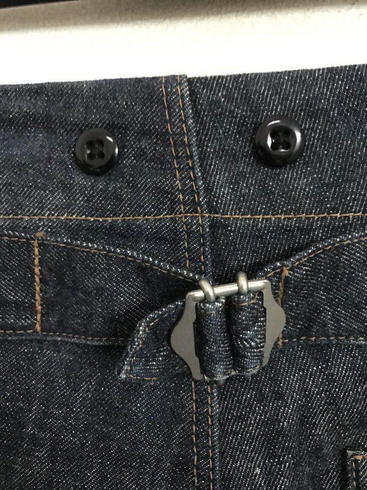 Vintage NAIVEWATER Japan Suspender Button Workwear Denim Pant Size US 30 / EU 46 - 13 Thumbnail