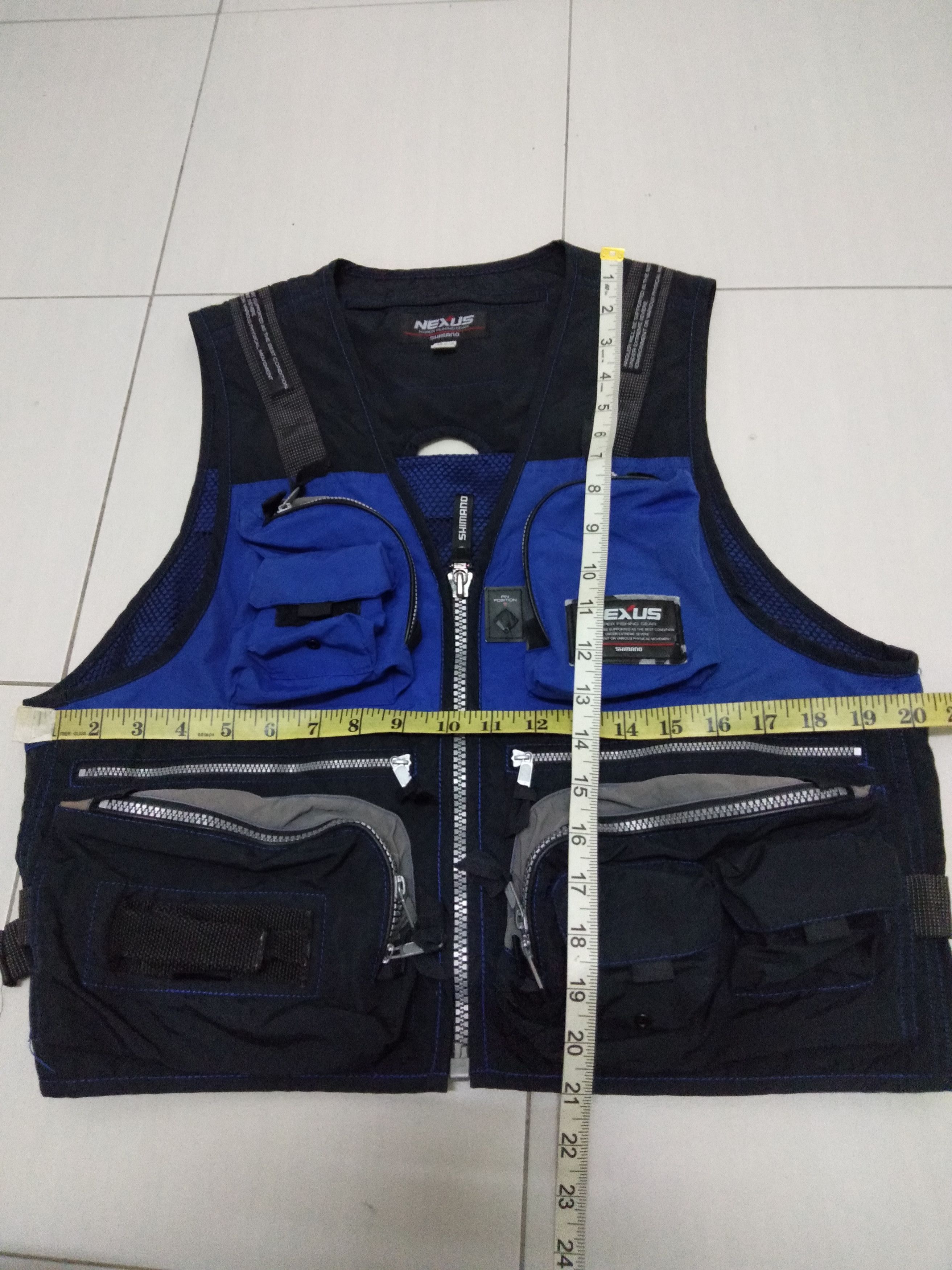 Japanese Brand Shimano fishing vest Size US S / EU 44-46 / 1 - 3 Thumbnail