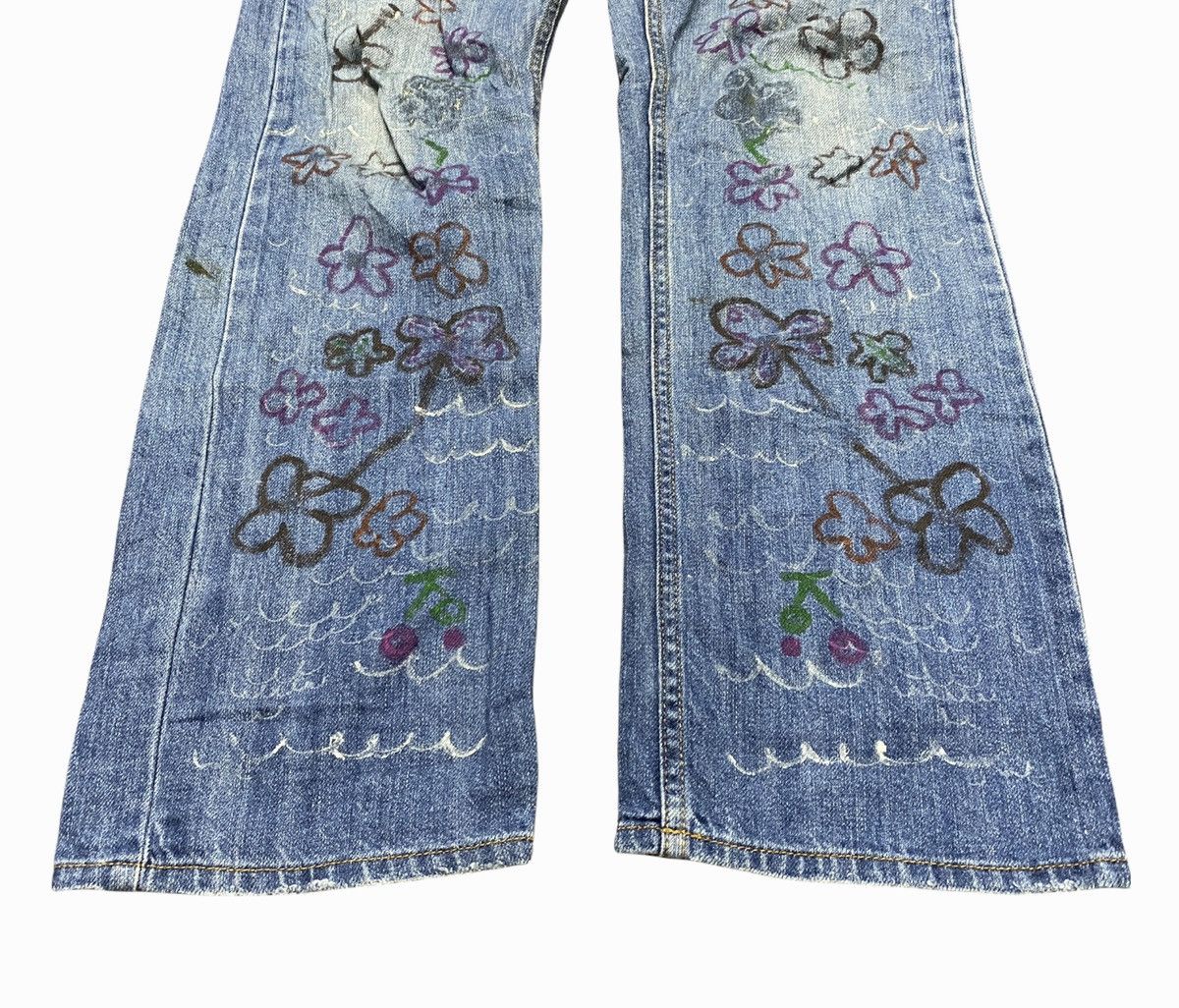 Issey Miyake × Japanese Brand × Tsumori Chisato Tsumori Chisato Japanese Designer artwork painting pants Size US 31 - 3 Thumbnail