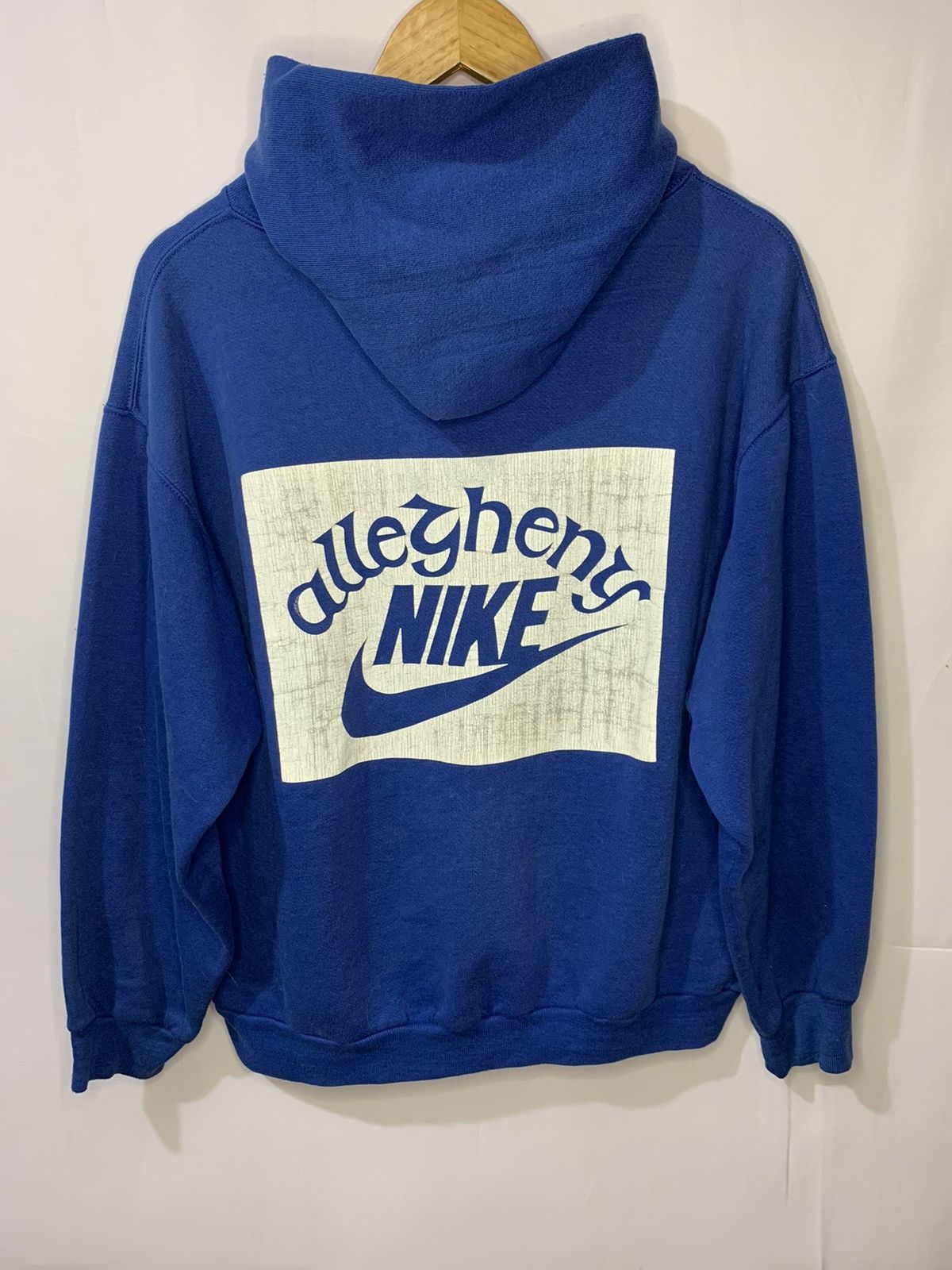Nike × Russell Athletic × Vintage ARCHIVE Vintage Nike Allegheny 1970s by Russell Hoodie Size US M / EU 48-50 / 2 - 8 Thumbnail