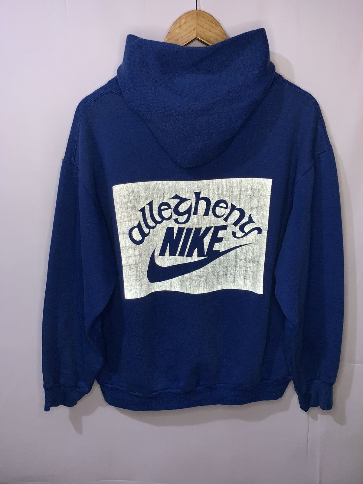 Nike × Russell Athletic × Vintage ARCHIVE Vintage Nike Allegheny 1970s by Russell Hoodie Size US M / EU 48-50 / 2 - 9 Thumbnail