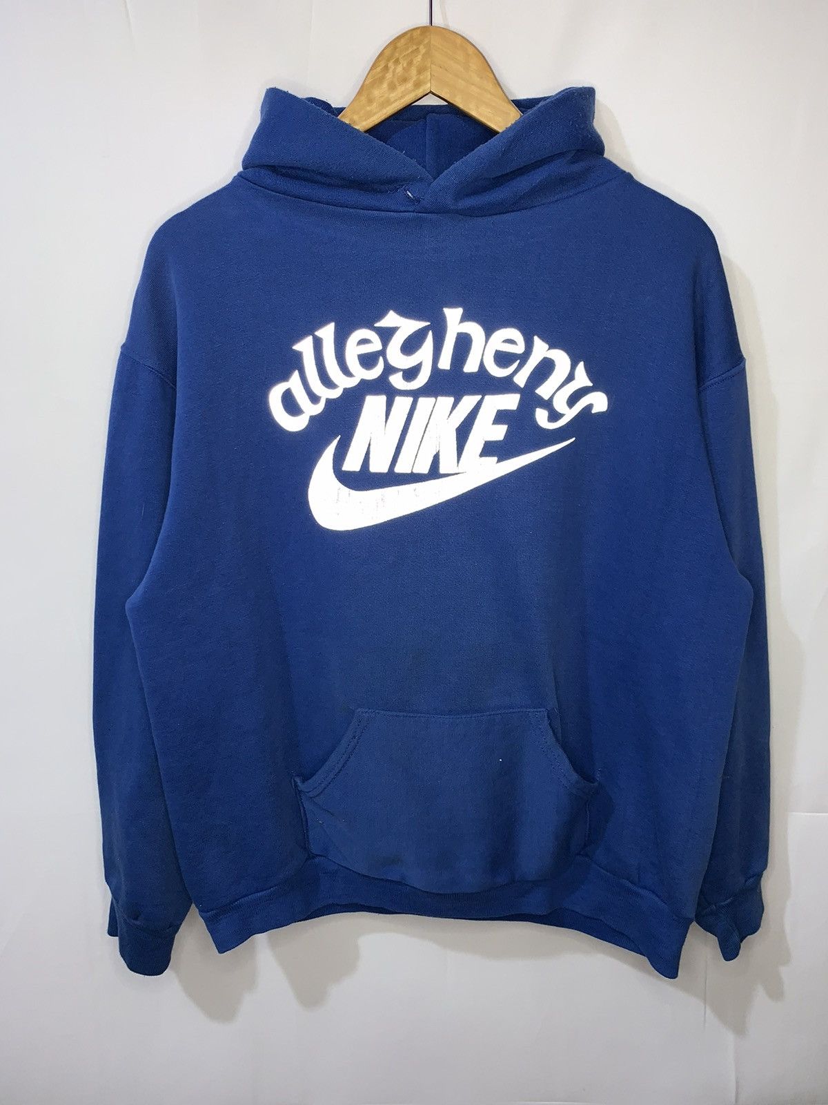 Nike × Russell Athletic × Vintage ARCHIVE Vintage Nike Allegheny 1970s by Russell Hoodie Size US M / EU 48-50 / 2 - 3 Thumbnail