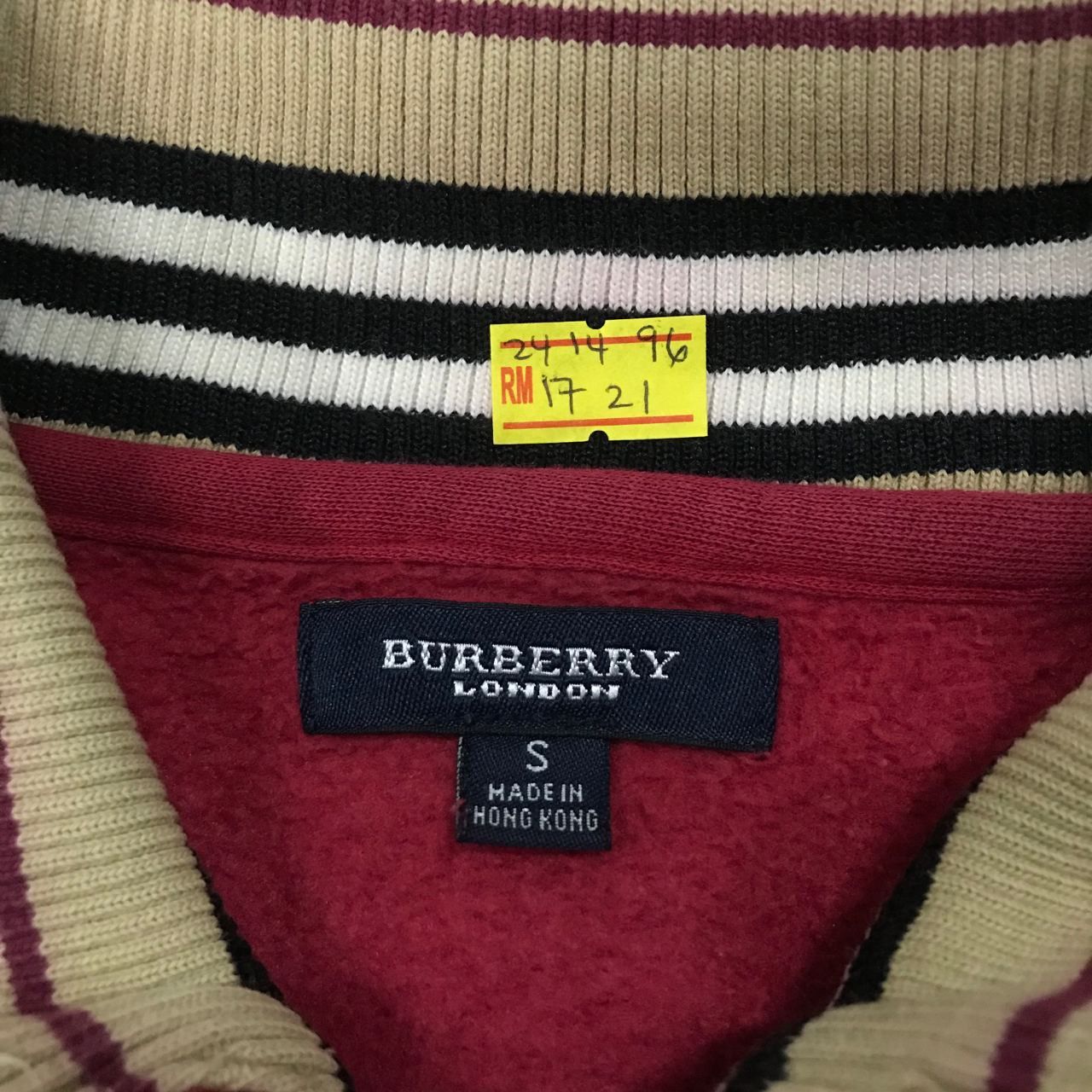Burberry 💣 OFFER Vtg BURBERRY LONDON Nova Check Zipper Jacket Size XS / US 0-2 / IT 36-38 - 7 Thumbnail