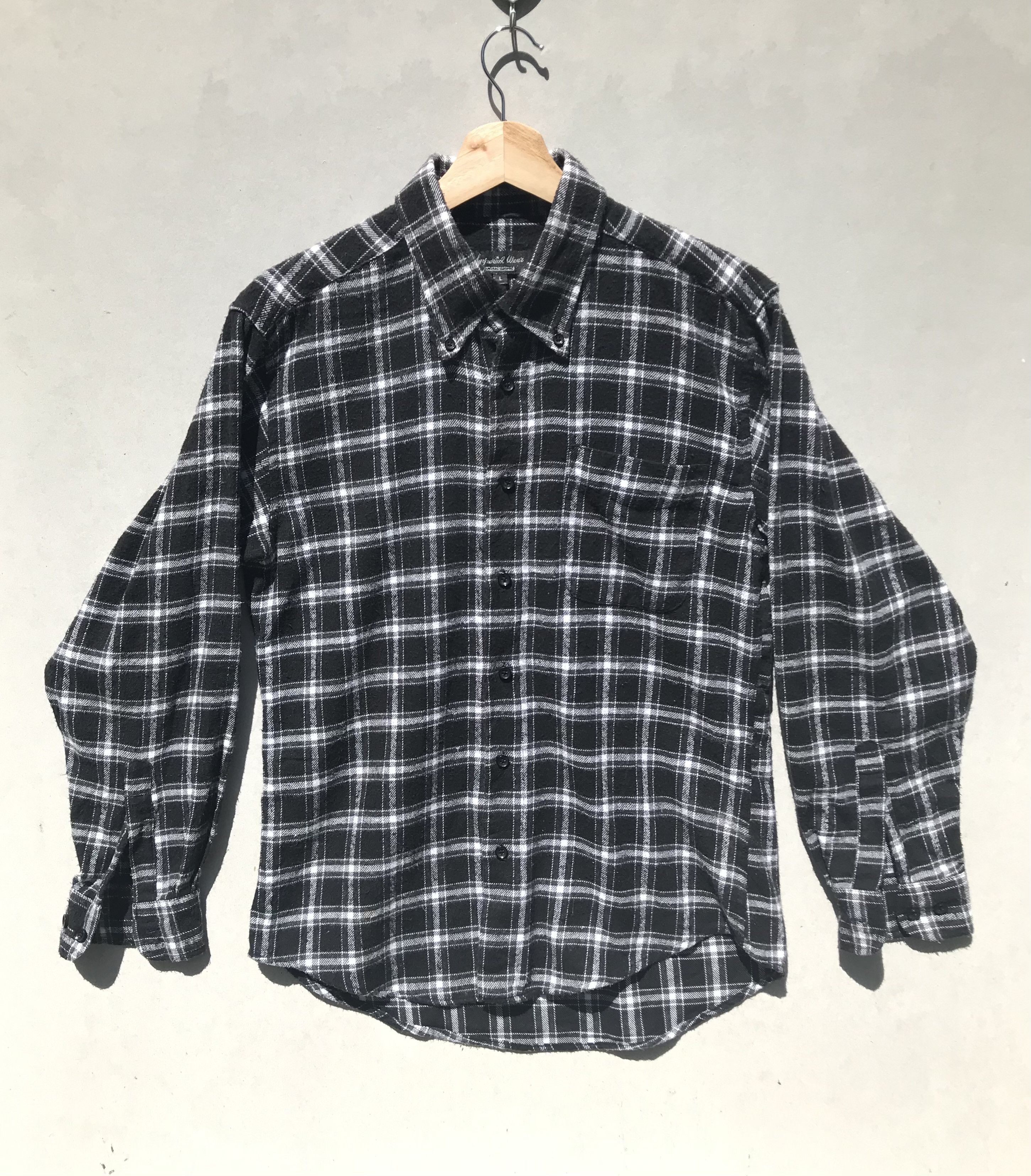 Imperial Black White Flannel Mexico Gang Imperial Wear Checkered | Grailed