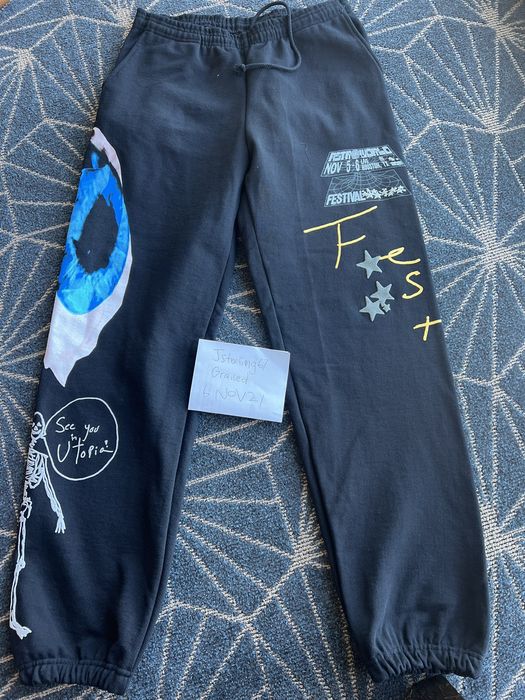 Travis Scott Travis Scott Astroworld 2021 Sweatpants sz M Grailed