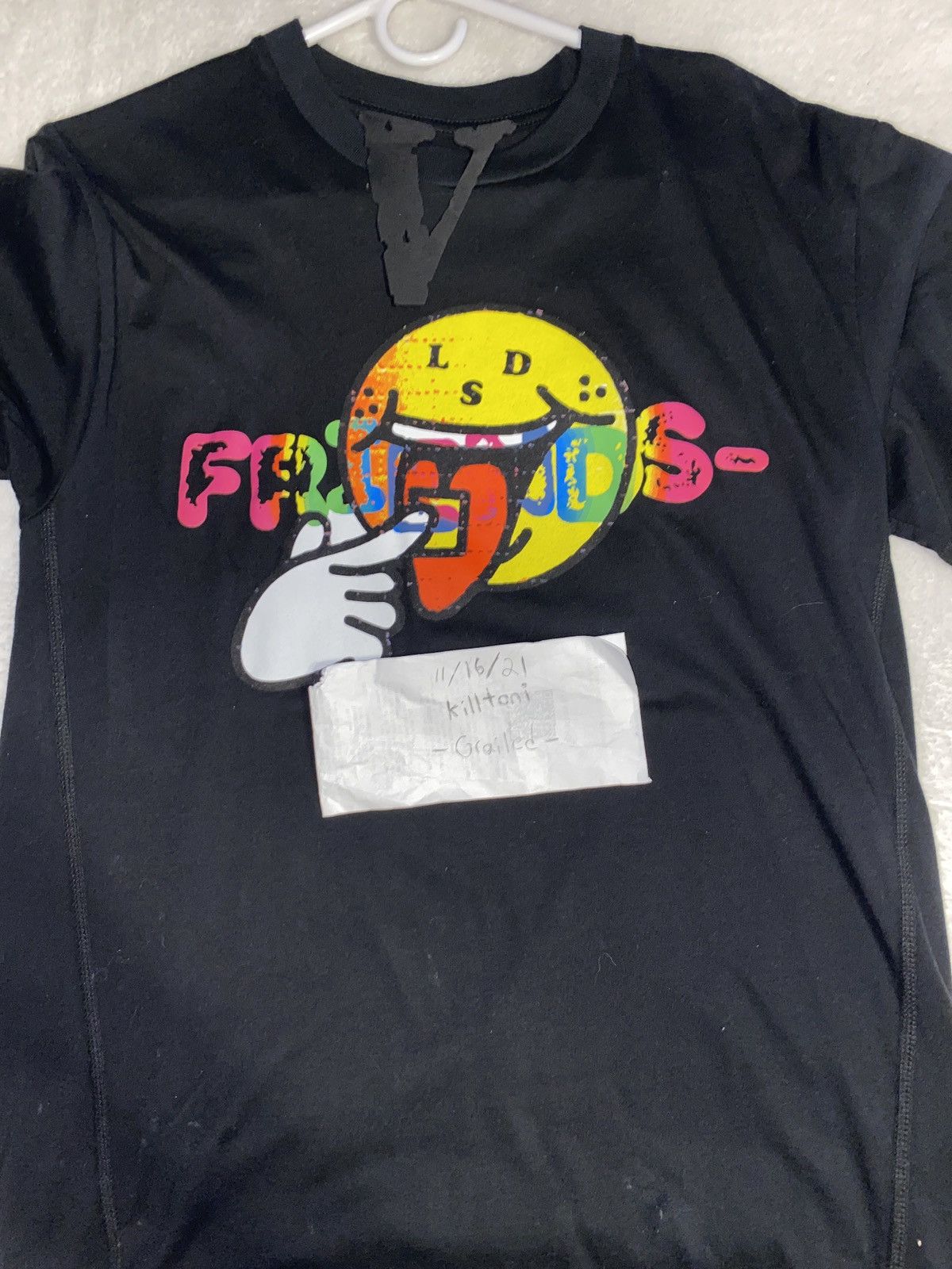 Vlone Vlone Have A Nice Trip lsd Black Size US S / EU 44-46 / 1 - 5 Thumbnail