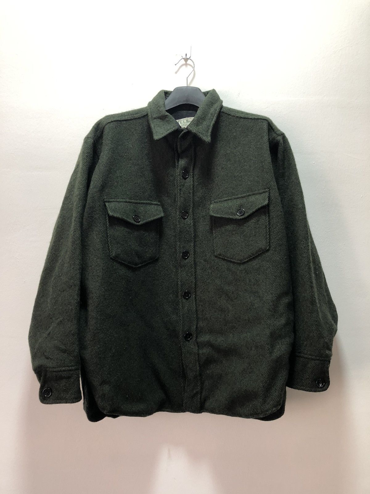 L.L. Bean Vintage LL BEAN Jacket Wool Wind Stopper Gore USA Made Size US L / EU 52-54 / 3 - 1 Thumbnail