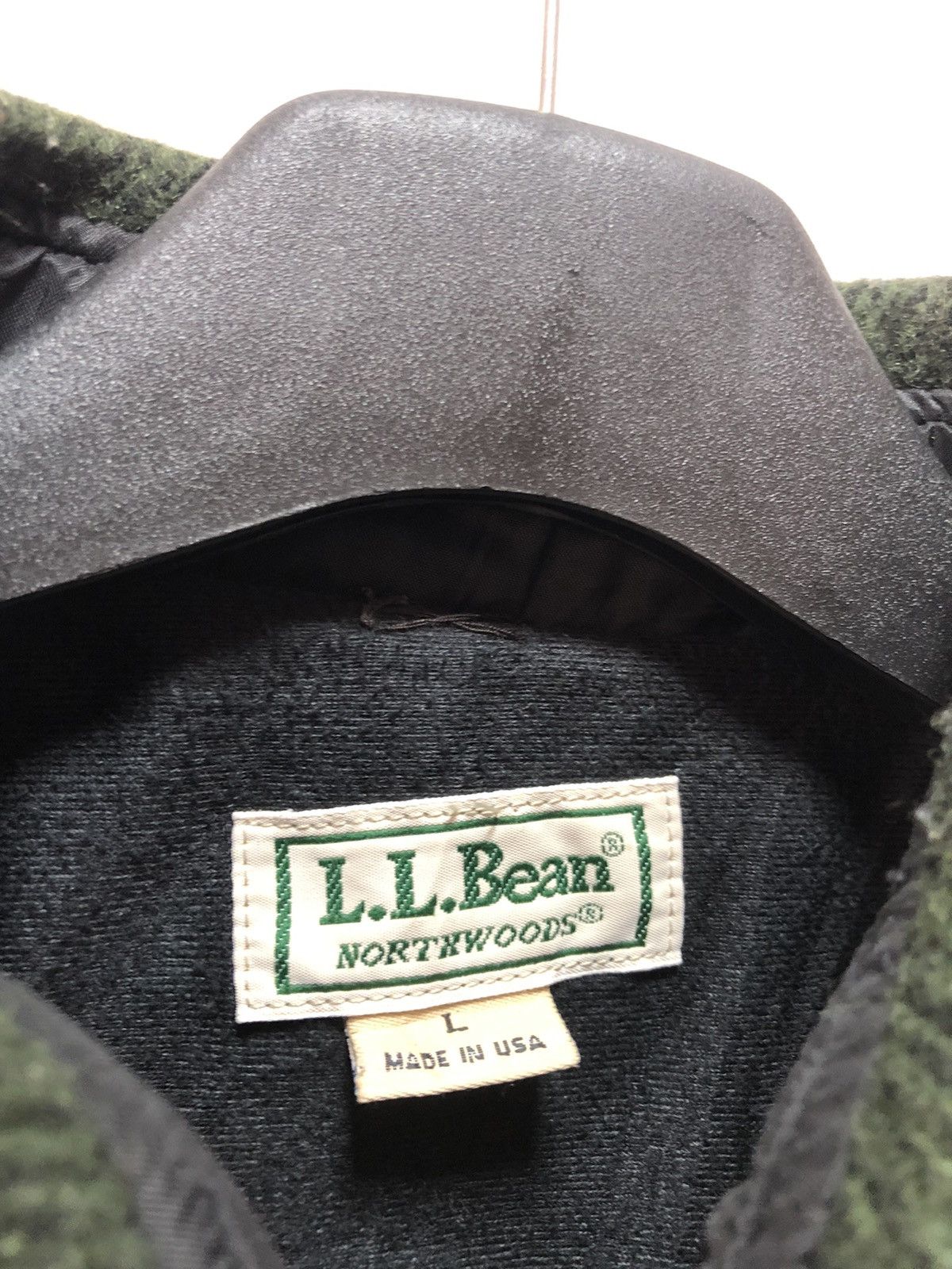L.L. Bean Vintage LL BEAN Jacket Wool Wind Stopper Gore USA Made Size US L / EU 52-54 / 3 - 2 Thumbnail