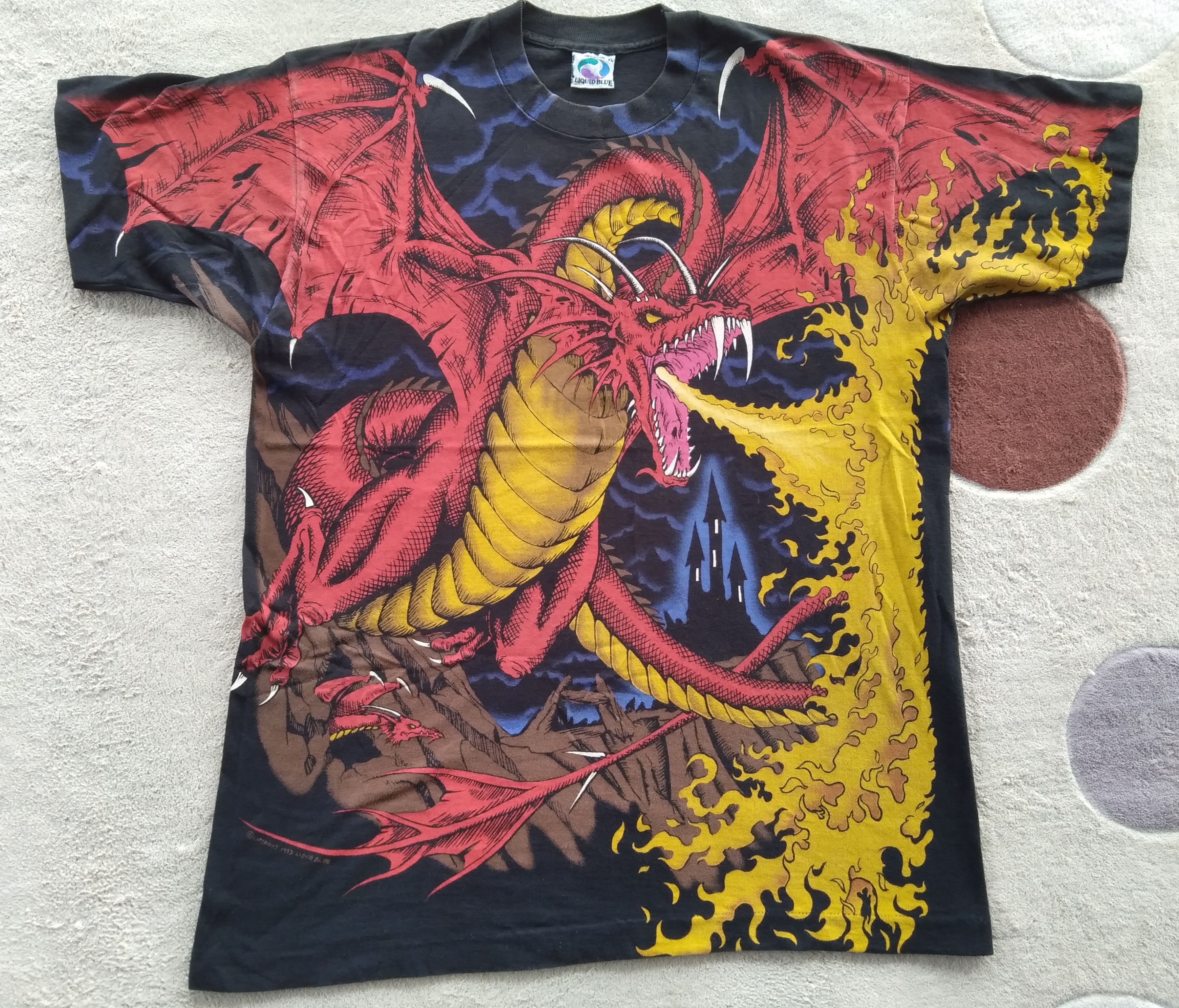 Vintage 1993 Vintage Liquid Blue Dragon | Grailed