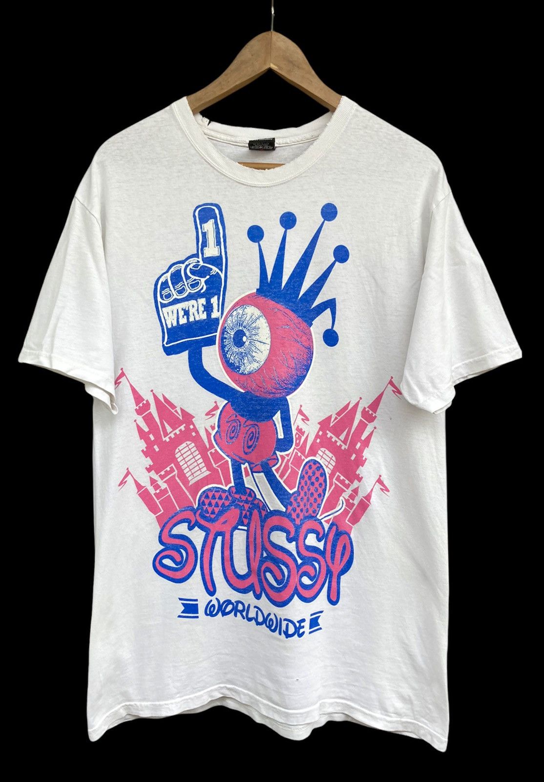 Stussy Stussy x Disney Distress Neck | Grailed