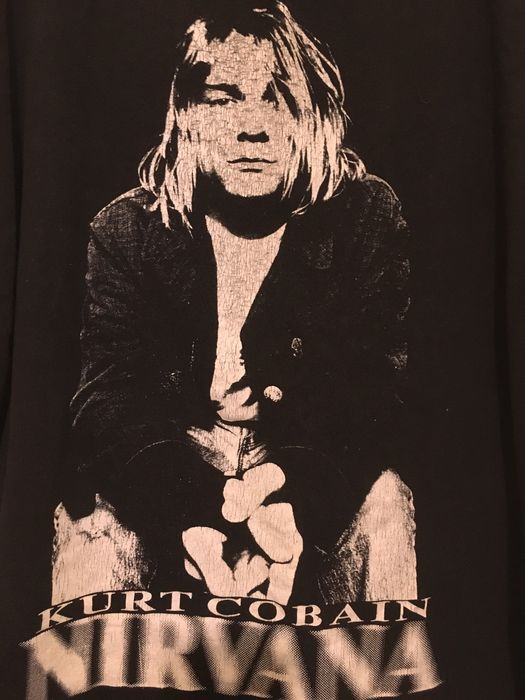 Vintage Vintage Kurt Cobain memorial tshirt rare Nirvana Size US XL / EU 56 / 4 - 2 Preview