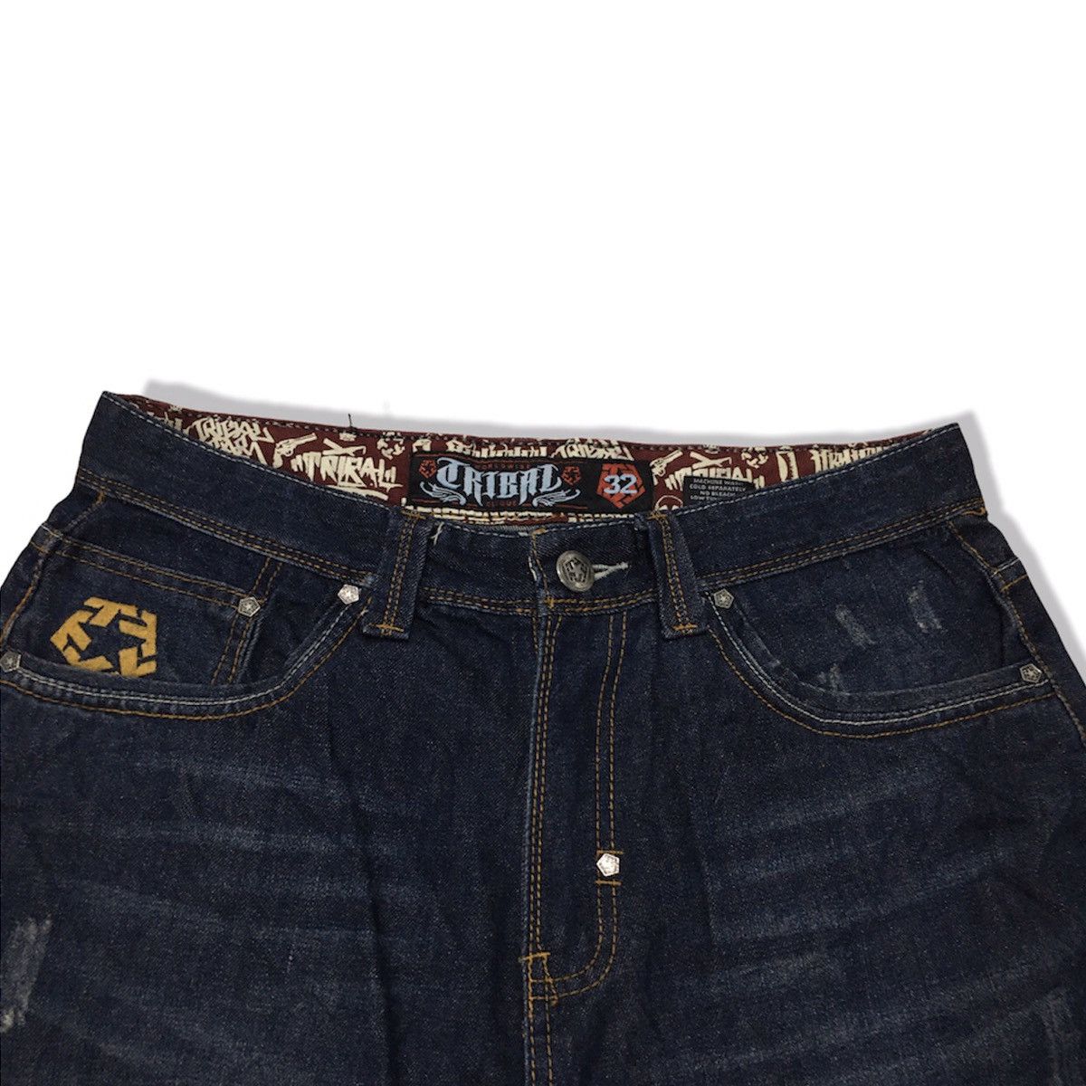 Designer × Tribal Streetwear Tribal jeans streetwear Size US 32 / EU 48 - 2 Thumbnail