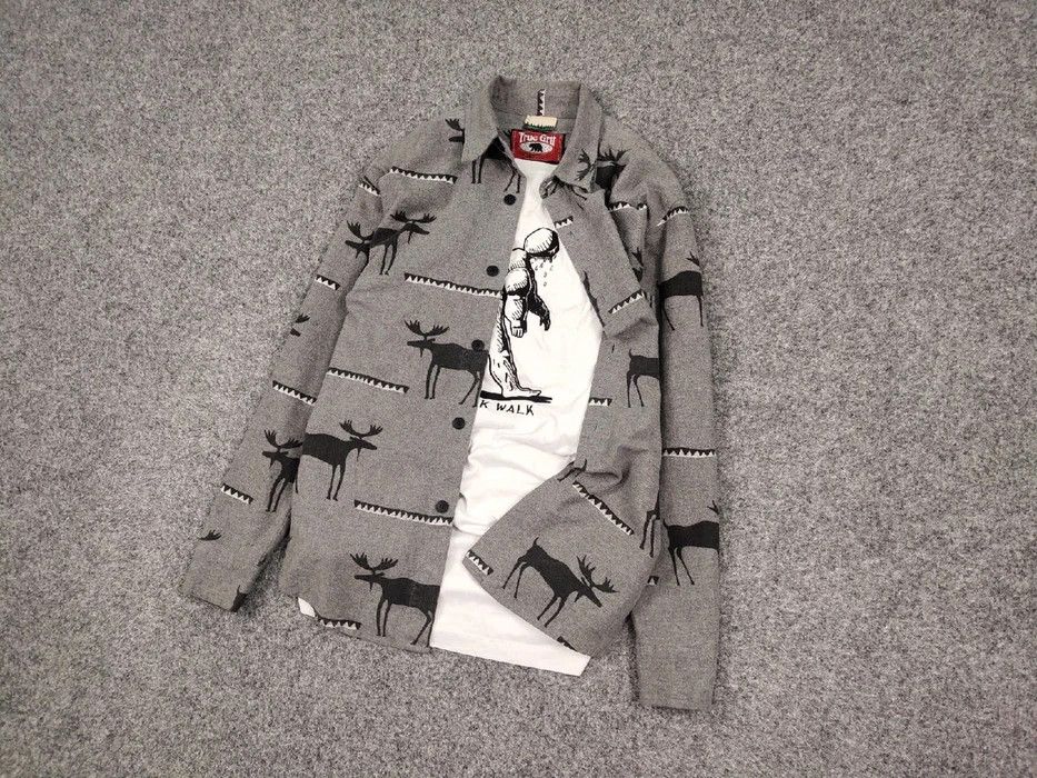 Flannel Vintage Flannel Shirt Deer pattern Made in Usa Travis Scott Size US S / EU 44-46 / 1 - 4 Thumbnail
