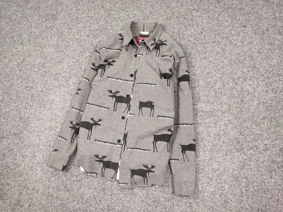 Flannel Vintage Flannel Shirt Deer pattern Made in Usa Travis Scott Size US S / EU 44-46 / 1 - 5 Thumbnail