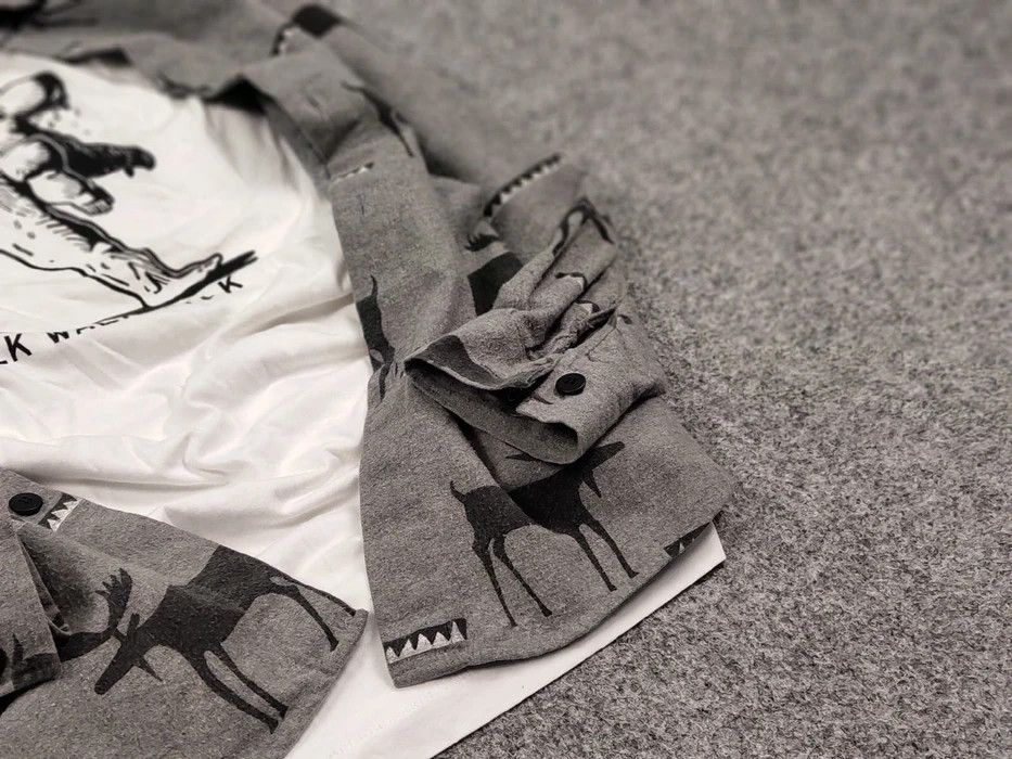 Flannel Vintage Flannel Shirt Deer pattern Made in Usa Travis Scott Size US S / EU 44-46 / 1 - 8 Thumbnail