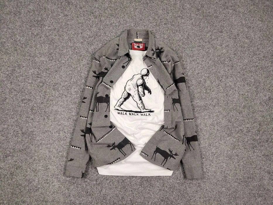 Flannel Vintage Flannel Shirt Deer pattern Made in Usa Travis Scott Size US S / EU 44-46 / 1 - 1 Thumbnail