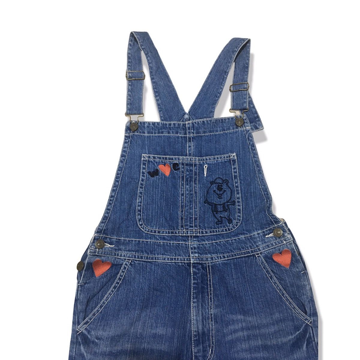 Japanese Brand Japanese brand overall patchwork Size US 32 / EU 48 - 2 Thumbnail