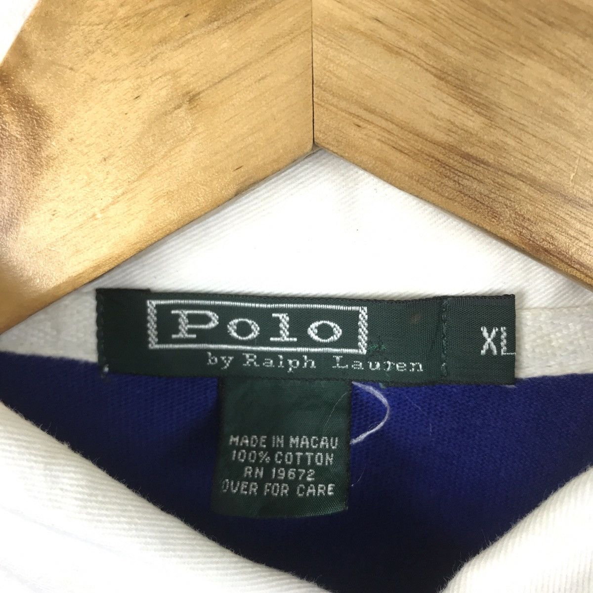 Polo Ralph Lauren Vintage Polo Ralph Lauren Polo Rugby Sweatshirt From Macau Size US XL / EU 56 / 4 - 4 Thumbnail