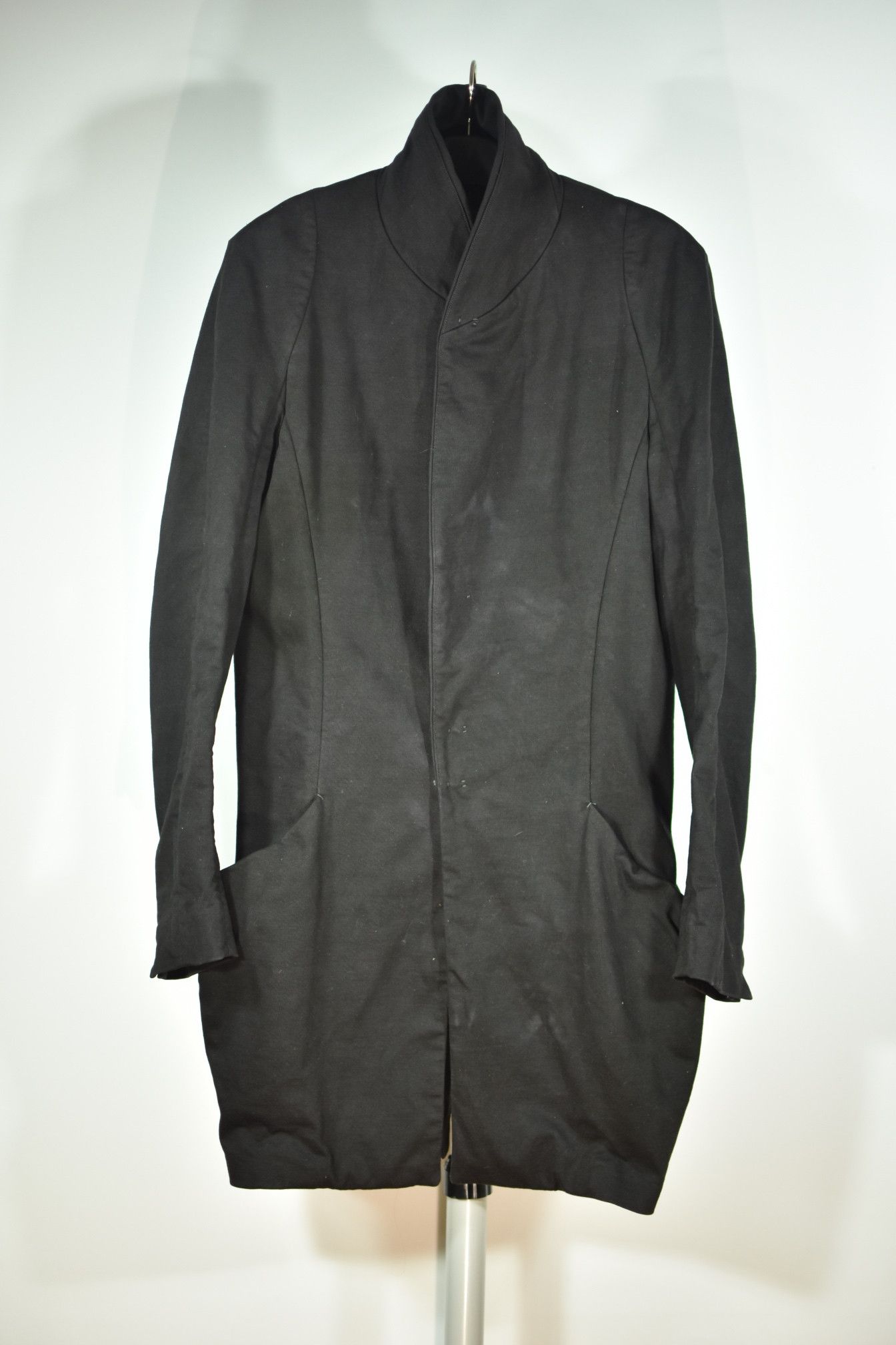 Individual Sentiments Charcoal Heavy Cotton Coat Size US M / EU 48-50 / 2 - 1 Thumbnail