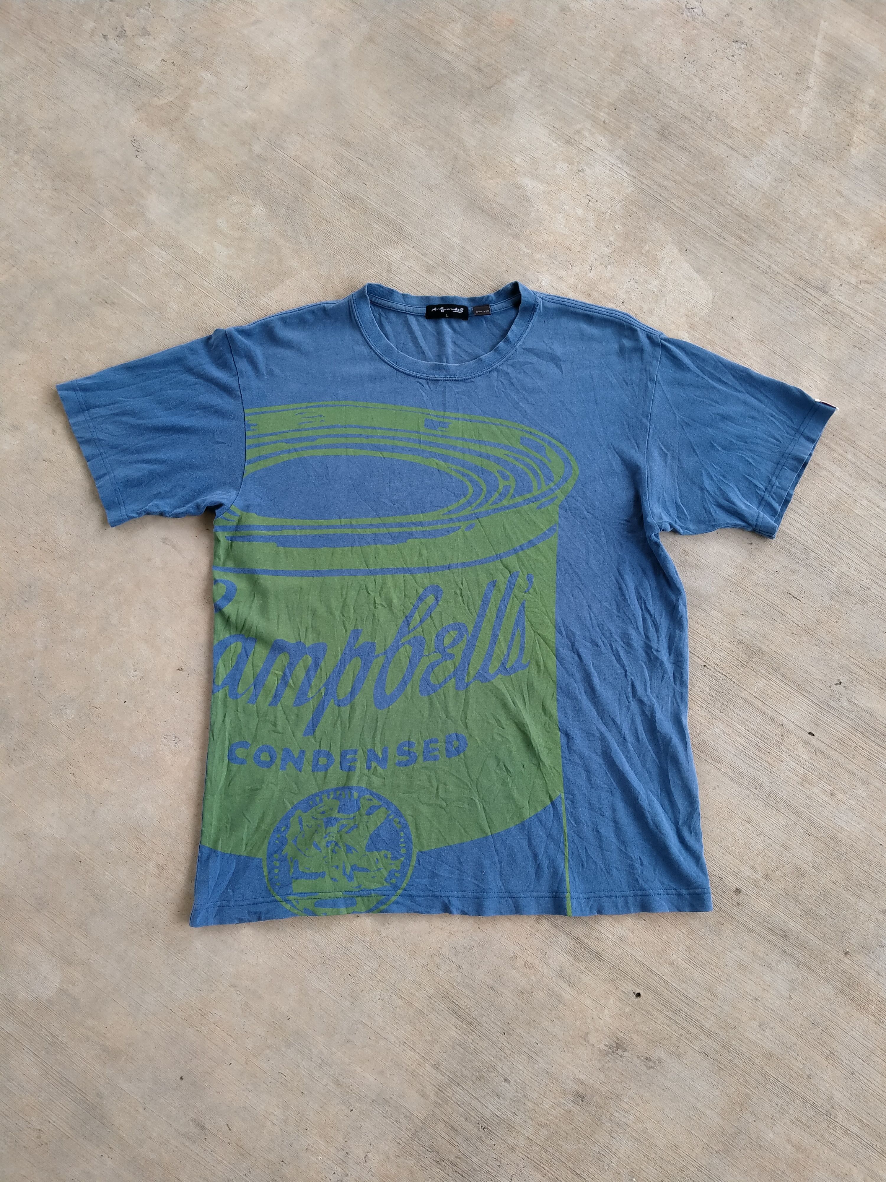 Andy Warhol × Japanese Brand × Uniqlo Andy Warhol Campbell Graphic Tshirt Size US L / EU 52-54 / 3 - 3 Thumbnail