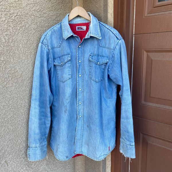 Vintage Vintage 1980s Distressed Big Mac Quilted Denim Jacket