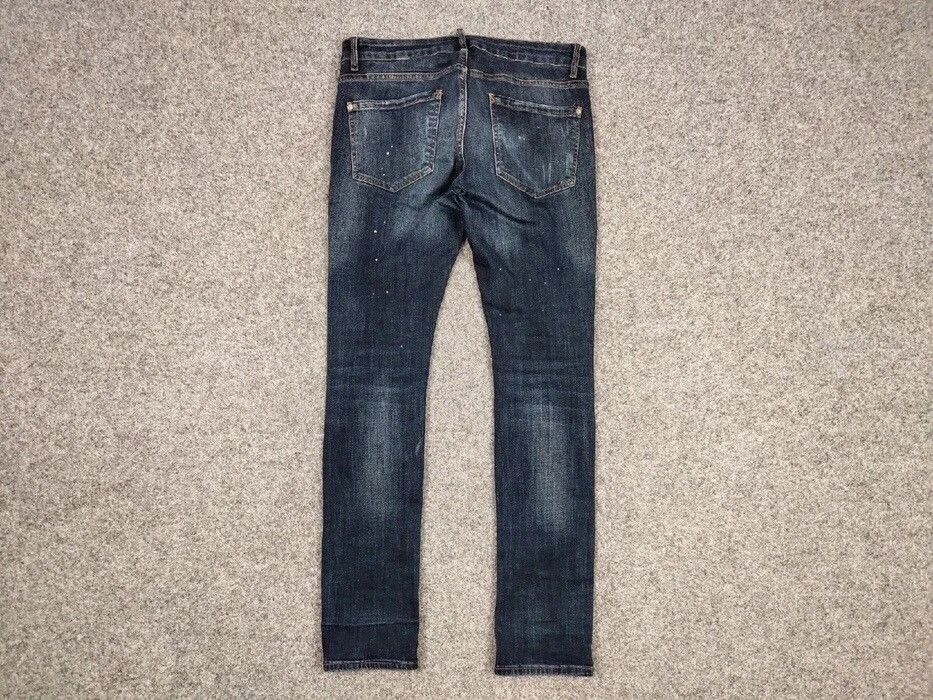 Dsquared2 Authentic Dsquared2 Slim Fit Jeans Distressed Blue Denim Size US 31 - 16 Thumbnail