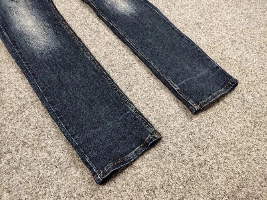 Dsquared2 Authentic Dsquared2 Slim Fit Jeans Distressed Blue Denim Size US 31 - 8 Thumbnail