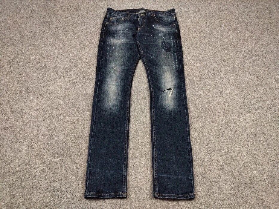 Dsquared2 Authentic Dsquared2 Slim Fit Jeans Distressed Blue Denim Size US 31 - 2 Thumbnail