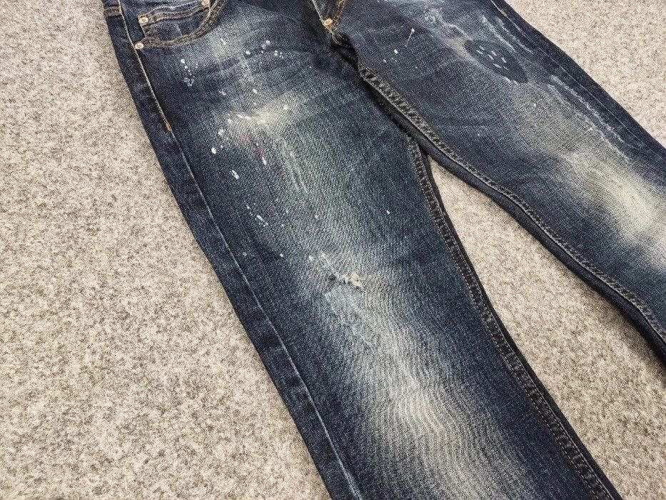 Dsquared2 Authentic Dsquared2 Slim Fit Jeans Distressed Blue Denim Size US 31 - 11 Thumbnail