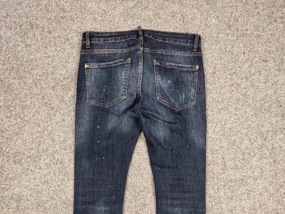 Dsquared2 Authentic Dsquared2 Slim Fit Jeans Distressed Blue Denim Size US 31 - 17 Thumbnail