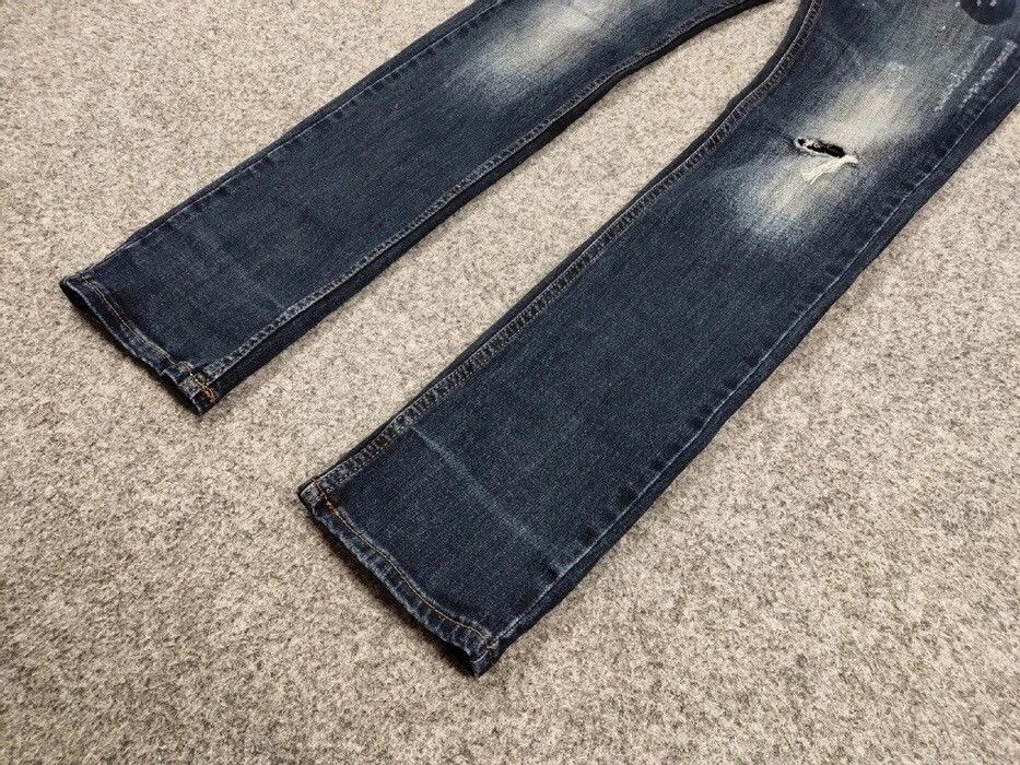 Dsquared2 Authentic Dsquared2 Slim Fit Jeans Distressed Blue Denim Size US 31 - 5 Thumbnail