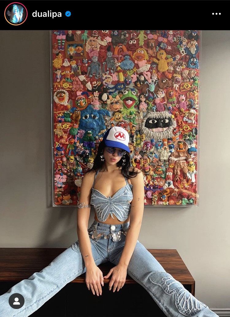 mowalola Puff Puff Trucker キャップ ブルー mowalola Puff Puff Trucker キャップ ブルー - メルカリ